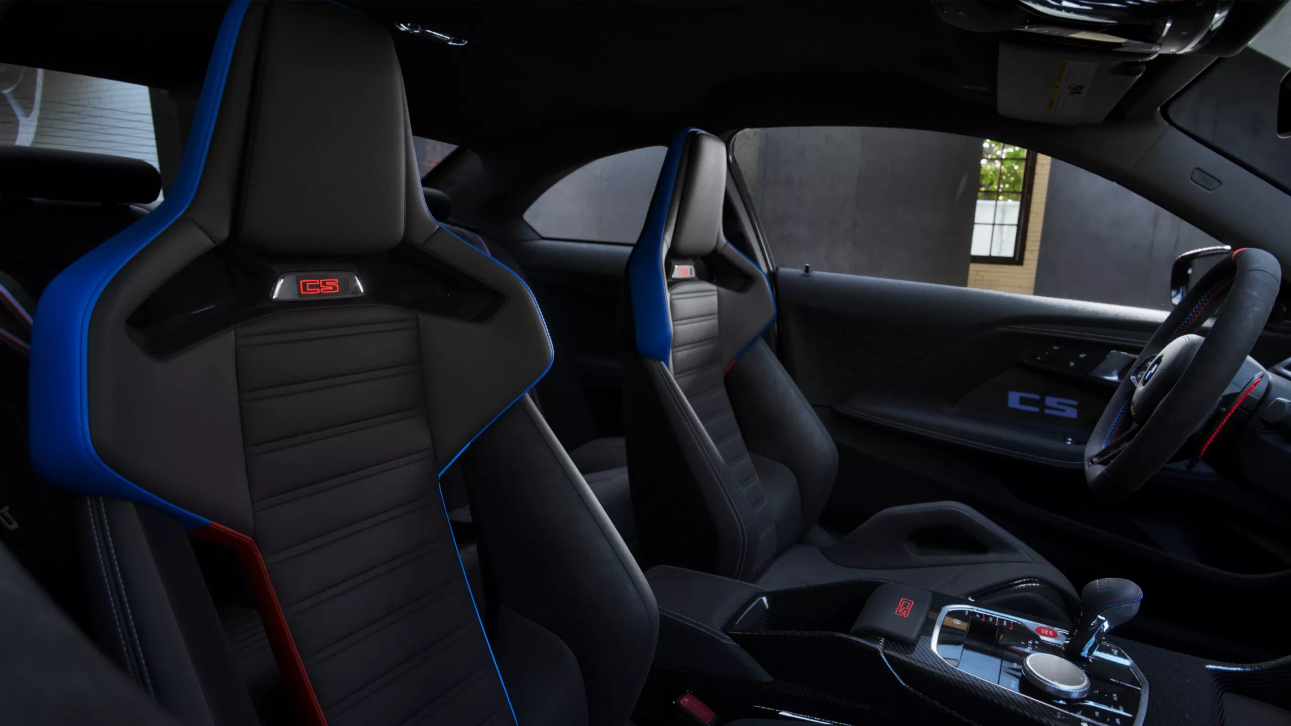 Interior Close Up Of Bmw M2 Cs Interior