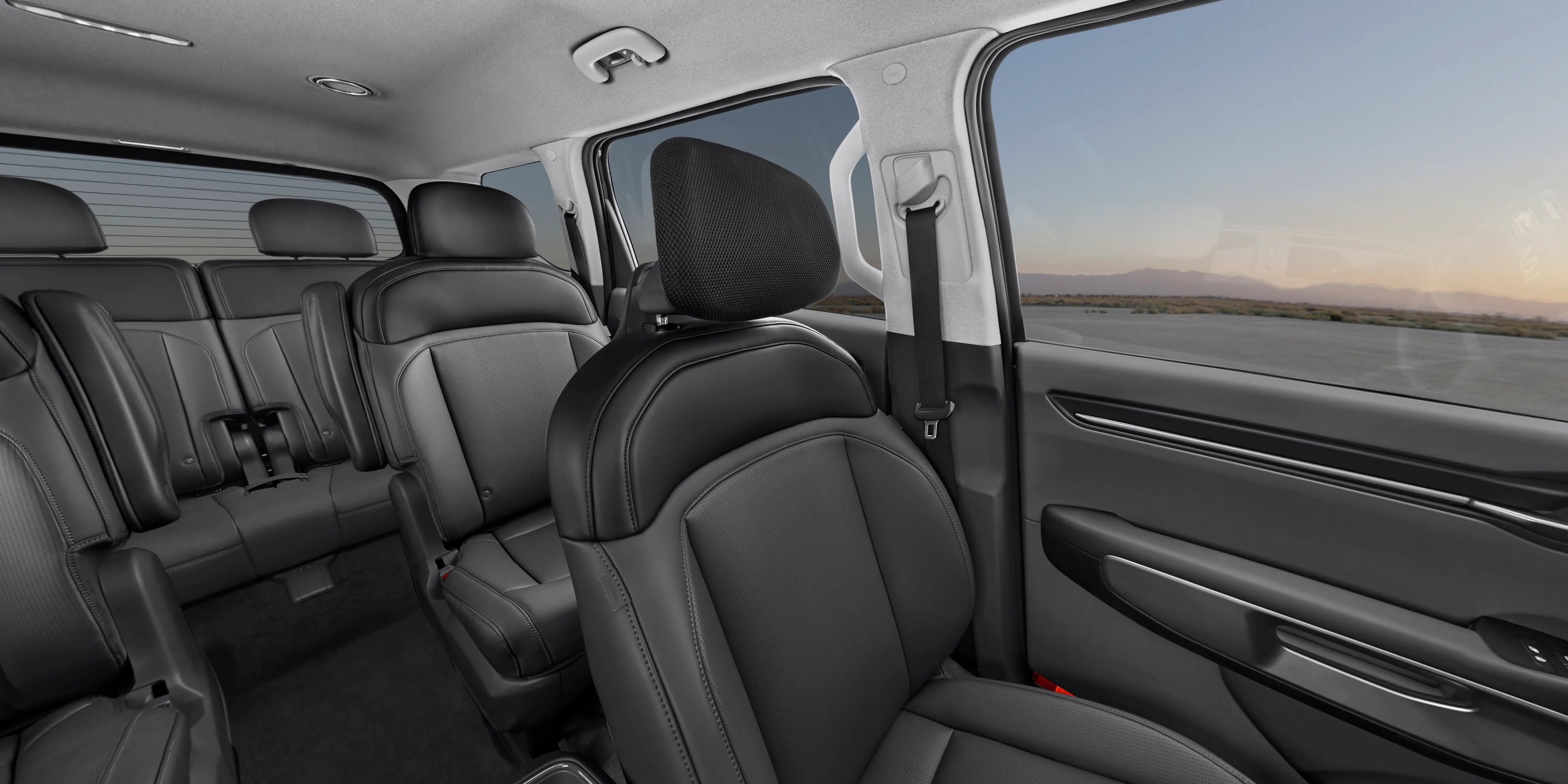 Interior Black And Dark Gray Syntex Seat Trim Profile