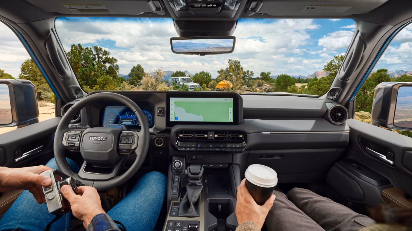 Interior Land Cruiser Interior Shown In Java Leather Trim With Available Premium